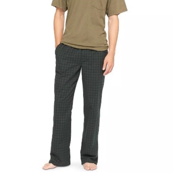 Merona Pants Merona Mens Green Plaid Pajama Pants Xxl Poshmark